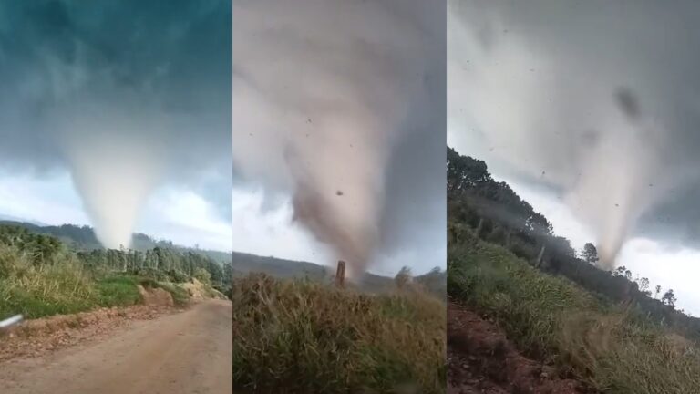 Imagem de capa sobre o risco de novos tornados no Paraná.