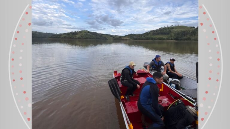 Represa Salto Santiago, em Rio Bonito do Iguaçu, palco das buscas por jovem desaparecido.