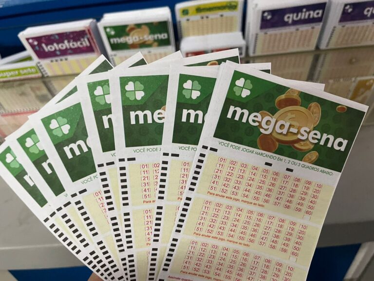 Ilustração sobre o resultado da Mega-Sena, concurso 3.057.