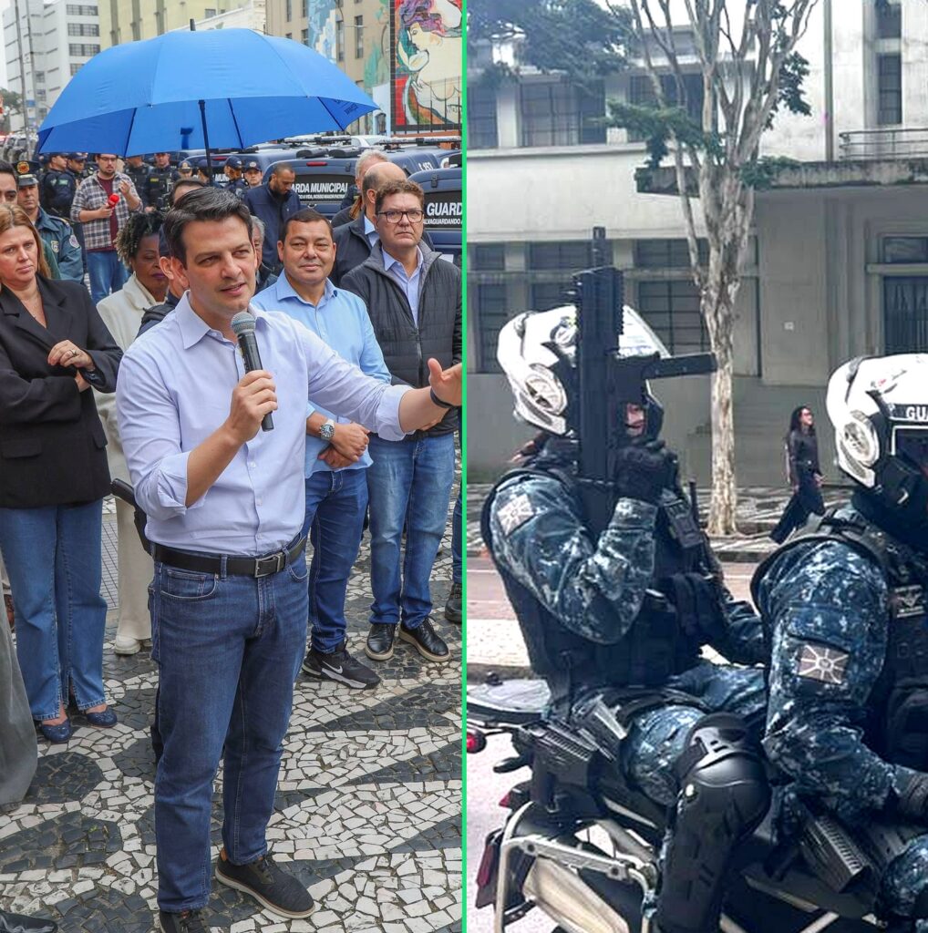 Montagem Prefeito Eduardo Pimentel e Patrulhamento da Guarda Municipal